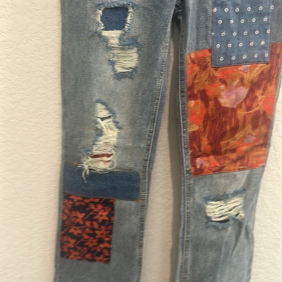 Free people orange blossom bootcut jeans size 24 NWT - Picture 7 of 11